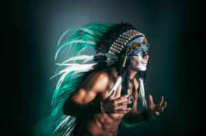 native american chief photography